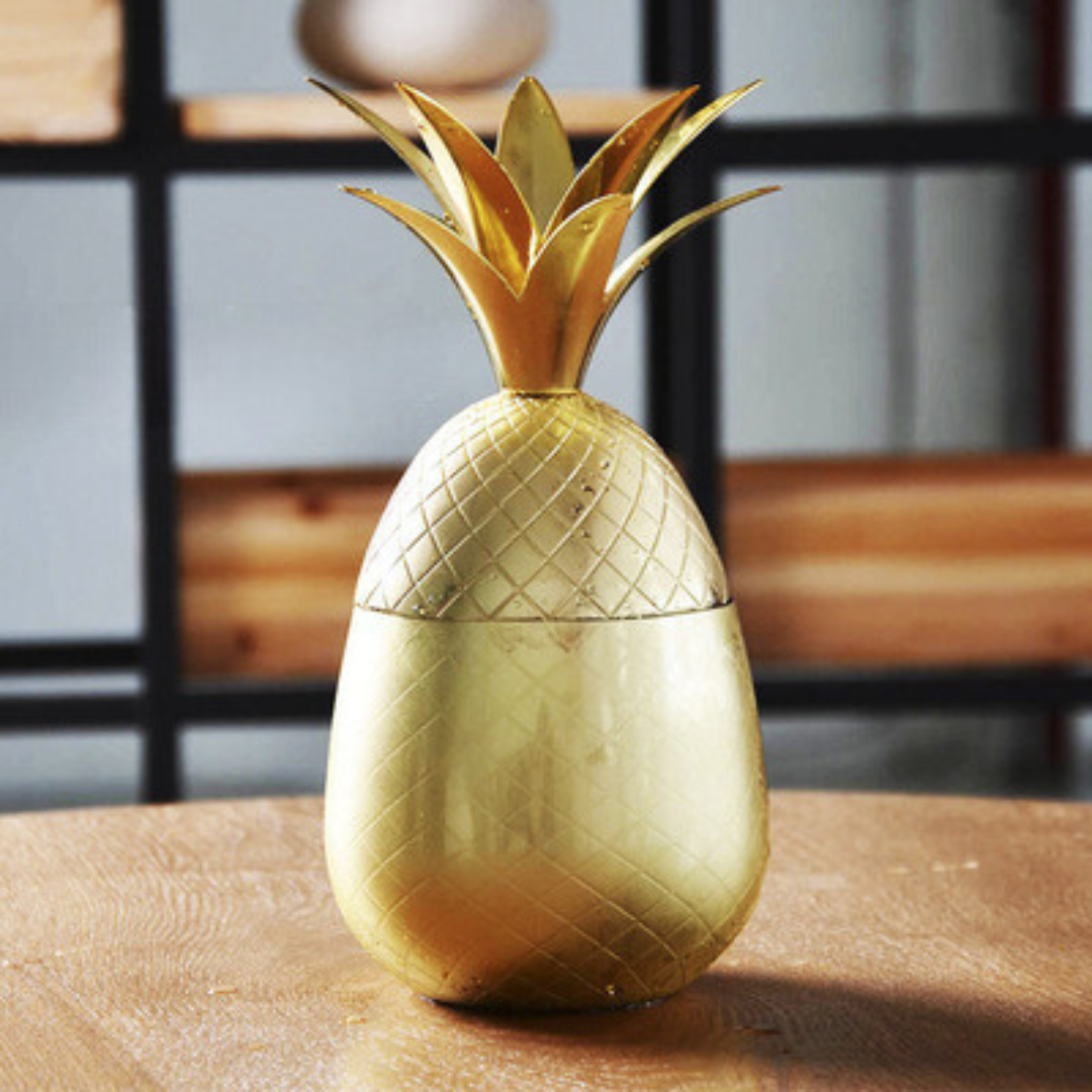 500ml (17 OZ) Stainless Steel Pineapple Cocktail Cups