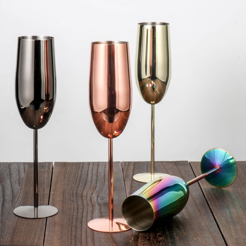 The Stainless Sipper™ Original Cocktail Champagne Wine Glass - The Stainless Sipper